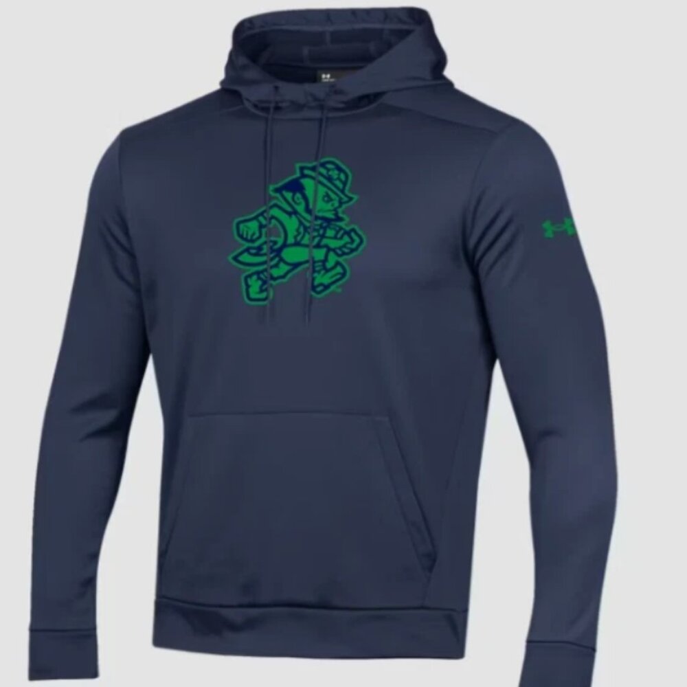 Under Armour Fleece Colligate Notre Dame Hoodie NWT NCAA size L